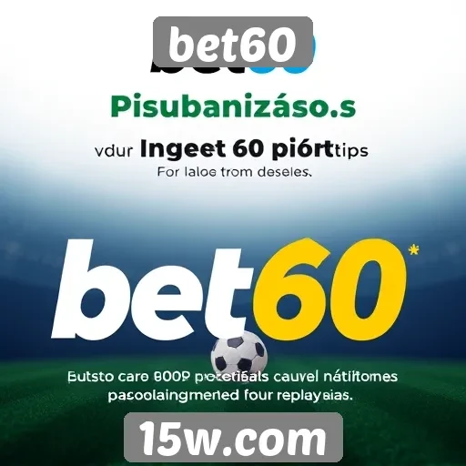 Promoções e bônus atraentes na plataforma bet60