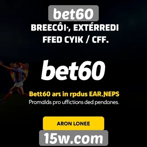 Bet60 oferece promoções atrativas para novos jogadores