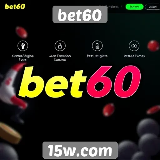 Análise das funcionalidades do site de jogos bet60