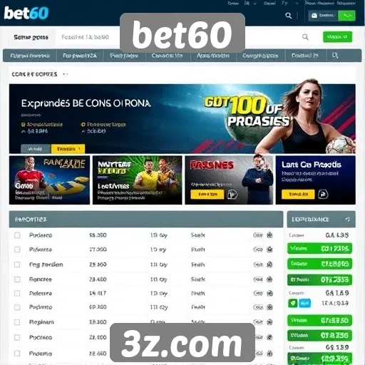 Ofertas e promoções disponíveis na bet60